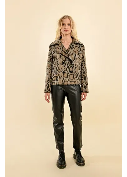 CHAQUETA ANIMAL PRINT MOLLY BRACKEN