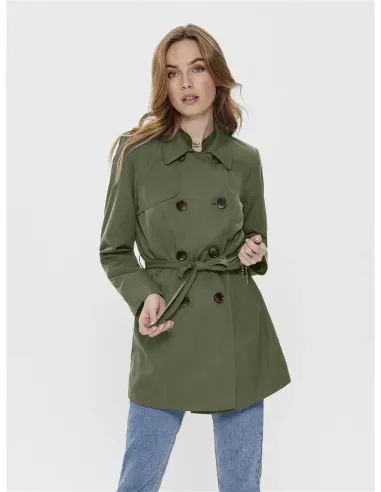 GABARDINA VALERIE ONLY VERDE