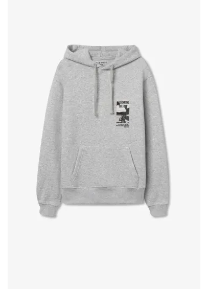 SUDADERA ADEN TEEN GRIS CLARO TIFFOSI