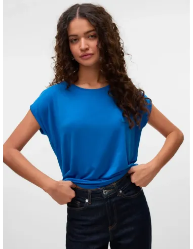 CAMISETA MAVA AZUL R. VERO MODA