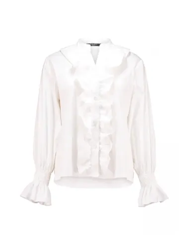 CAMISA CHARLOTTE WHITE ZABAIONE