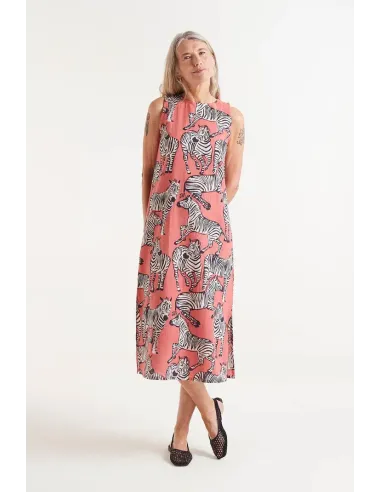 VESTIDO MIDI SAFARI COMPAÑIA FANTASTICA