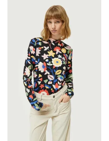 TOP AJUSTADO FLORAL COMPAÑIA FANTASTICA