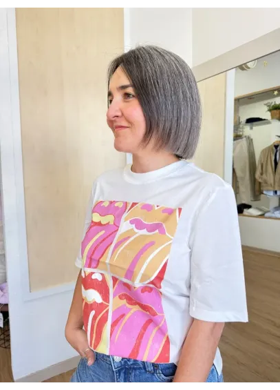 CAMISETA ROLLING PINK ONLY 2