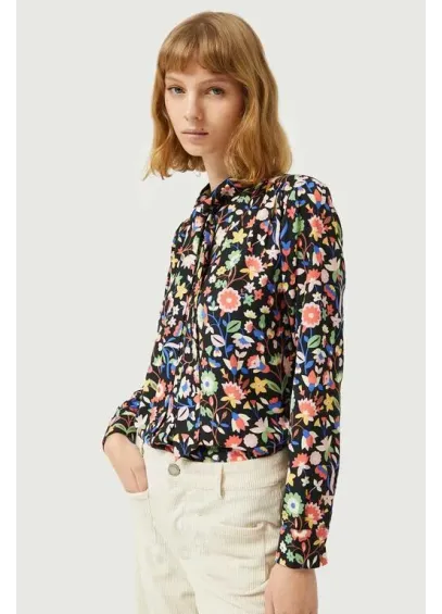 CAMISA LAZADA FLORAL COMPAÑIA FANTASTICA