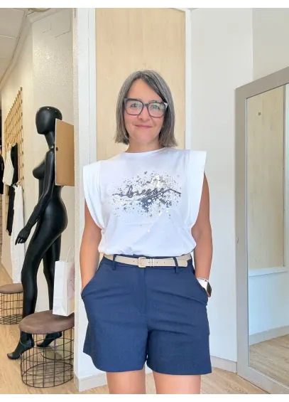 CAMISETA INDIGO BLANCA TIFFOSI