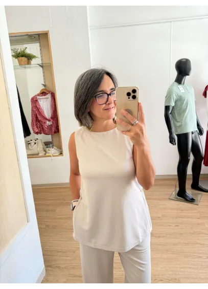 TOP CASPIAN C BEIGE TIFFOSI