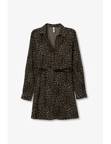 VESTIDO LEOPARD TIFFOSI