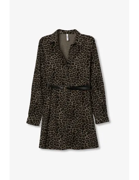 VESTIDO LEOPARD TIFFOSI