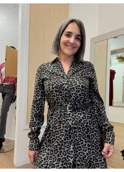 VESTIDO LEOPARD TIFFOSI