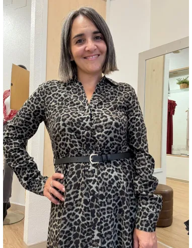 VESTIDO LEOPARD TIFFOSI