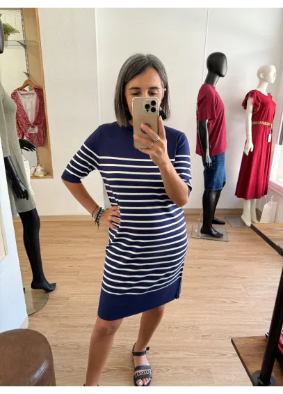 VESTIDO PUNTO RAYAS MORLA B.YOUNG