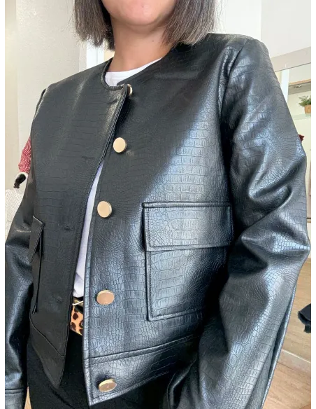 CAZADORA POLIPIEL COCODRILO CRIC_C TIFFOSI