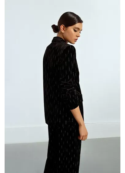 BLAZER TERCIOPELO LUREX NEGRO LILI SIDONIO 2