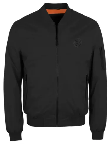 CHAQUETA BOMBER NEGRA INDICODE