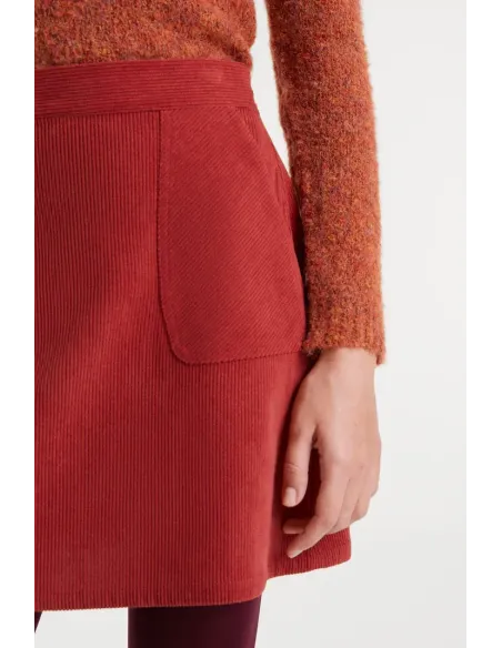 FALDA CORTA PANA TEJA COMPAÑIA FANTASTICA