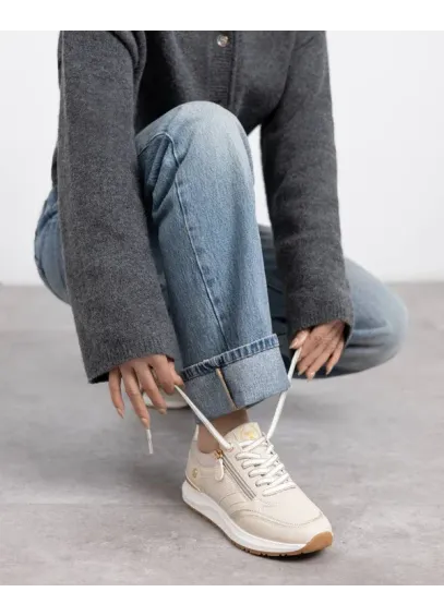 ZAPATILLA CREMALLERA BEIGE XTI