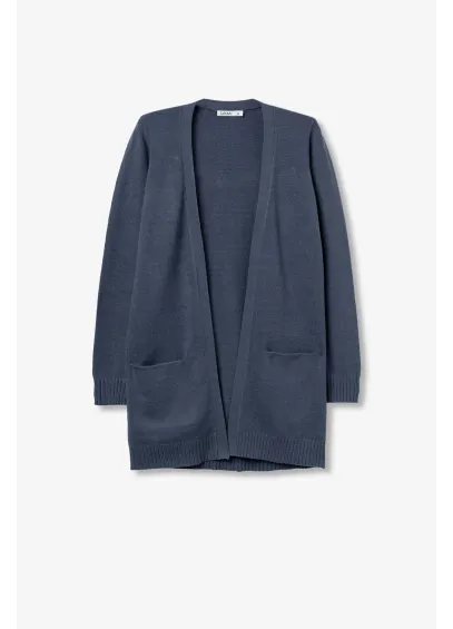 CARDIGAN MIDI OLINDA AZUL TIFFOSI