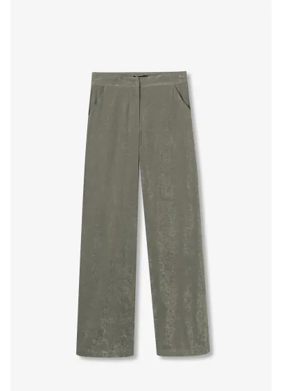 PANTALON WIDE LEG TEKAS B VERDE TIFFOSI