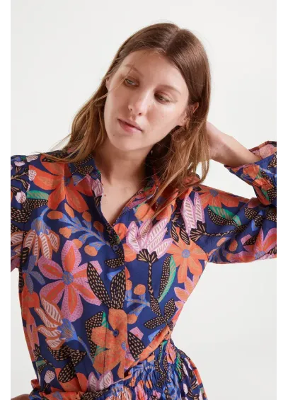 CAMISA CREPE ESTAMPADO TIGERLILY COMPAÑIA FANTASTICA