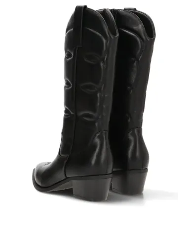 BOTA NEGRA COWBOY ETIKA