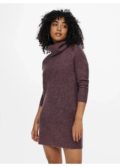 VESTIDO JANA ROSE BROWN ONLY