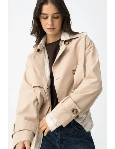 GABARDINA CROP JOAN TIFFOSI