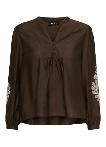 BLUSA KANA CHOCOLATE ONLY 2