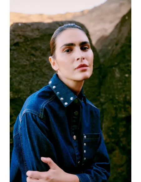 CAMISA VAQUERA TACHUELAS RELAXED KAYJA B.YOUNG