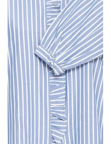 CAMISA RAYAS VOLANTE HILDE B.YOUNG