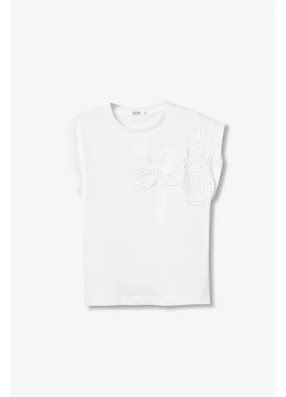 CAMISETA DRAGONAIR BORDADA BLANCA TIFFOSI